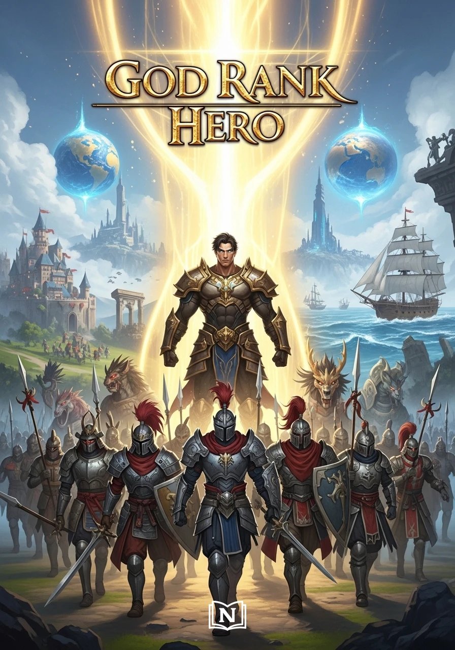 Cover of God Rank Hero Novel