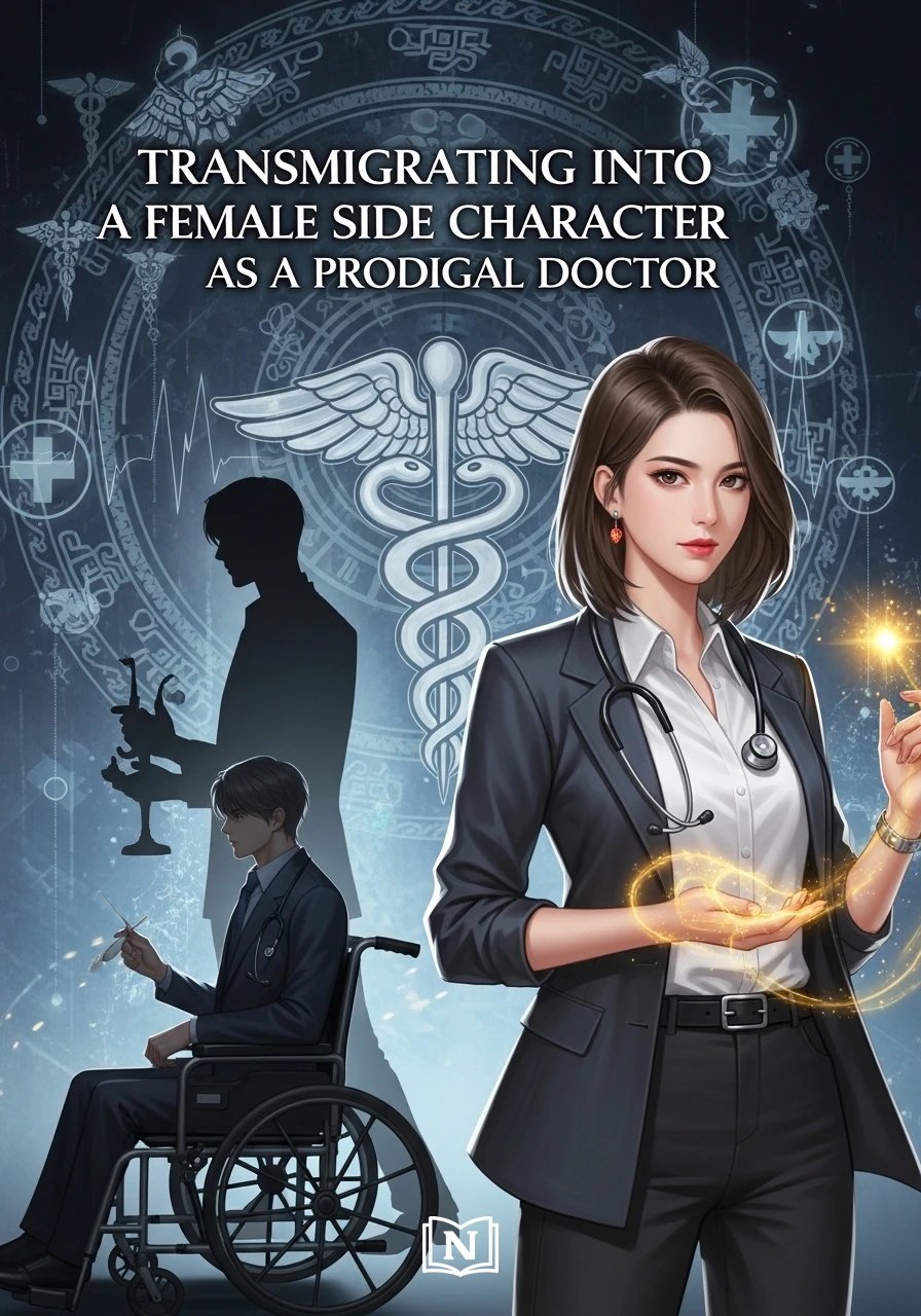 Cover of Transmigrating Into A Female Side Character As A Prodigal Doctor Novel